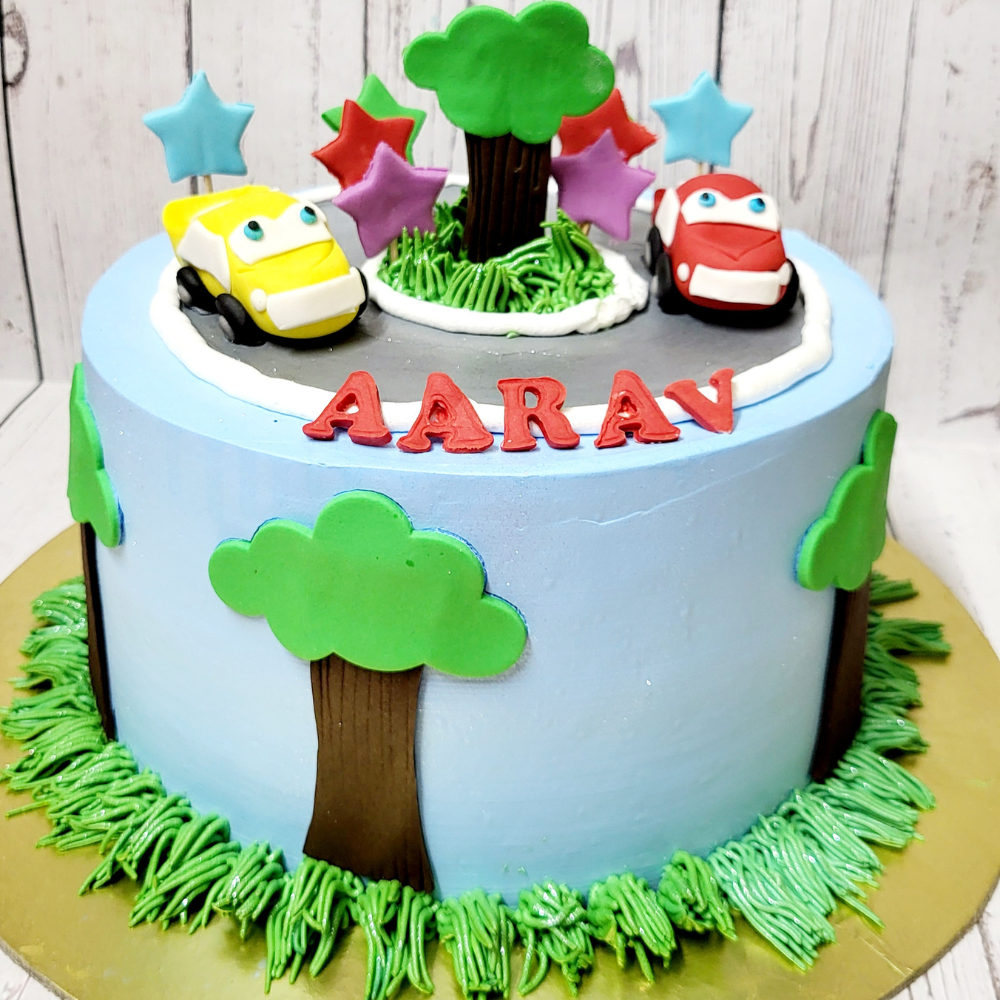 Car Theme Cake